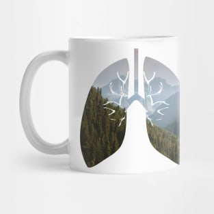 I breath Forest Mug